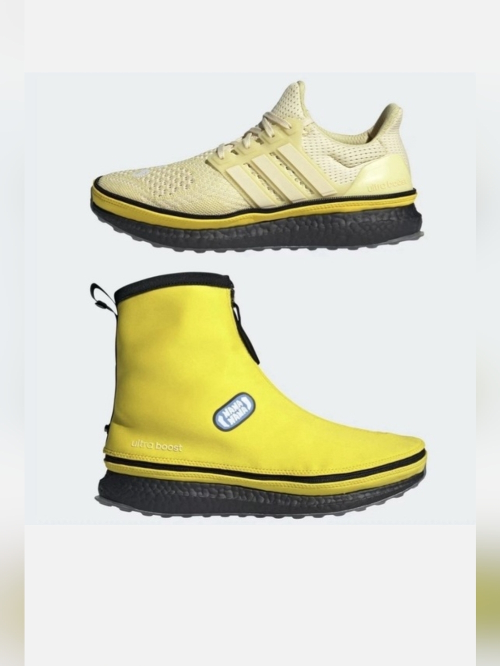 Adidas x Fortnite Peely Yellow Black UltraBoost Sneaker Limited Edition Rare 8
